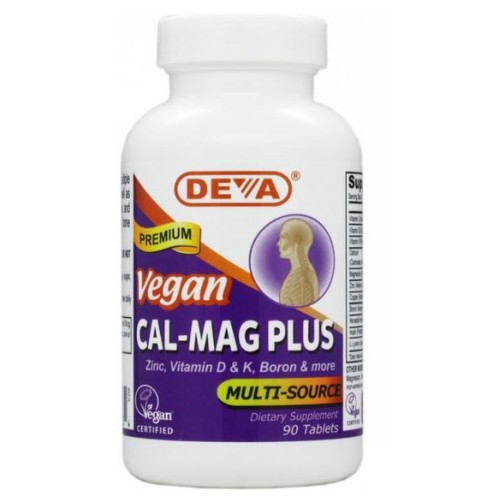 Foto 2 pulgar | Suplemento Deva de Vitaminas Veganas Cal-mag Plus 90 Comprimidos X2 - Venta Internacional