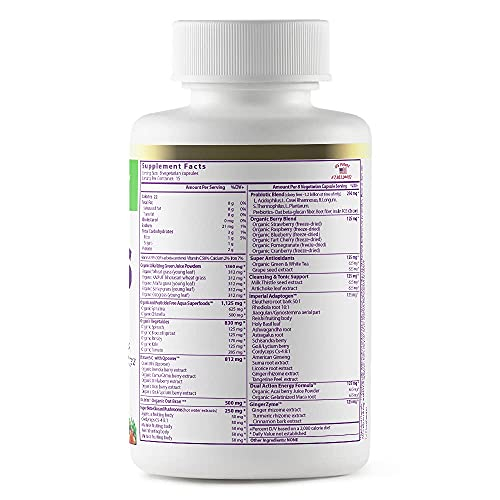Foto 6 pulgar | Suplemento Paradise Herbs Orac Energy Greens 120 Cápsulas - Venta Internacional.