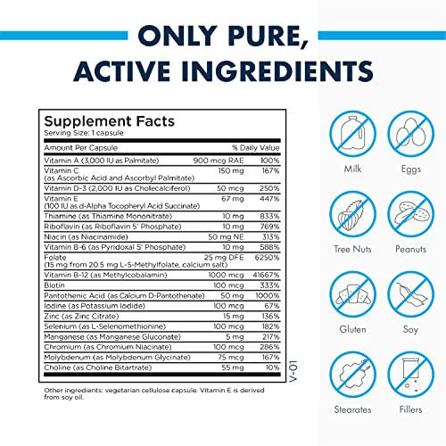 Foto 7 pulgar | Suplemento Multivitamínico Methylpro + 15 Mg De L-metilfolato 30 C - Venta Internacional.