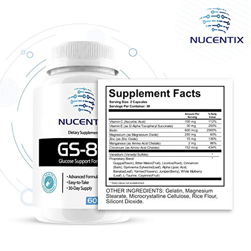 Foto 3 pulgar | Suplemento Nucentix Gs-85 60 Cápsulas - Venta Internacional.