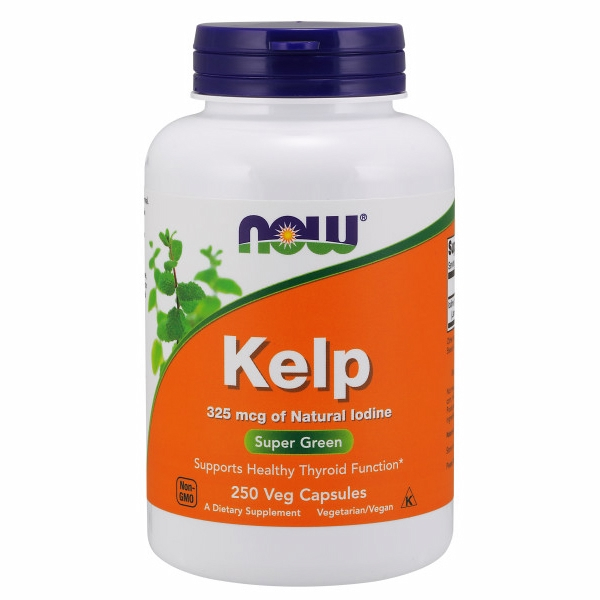 Foto 2 pulgar | Supplement Now Foods Kelp 250 Cápsulas (paquete De 2) 325 Mcg De Yodo - Venta Internacional.