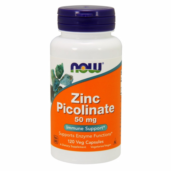 Picolinato De Zinc Supplement Now Foods 120 Cápsulas - Venta Internacional.
