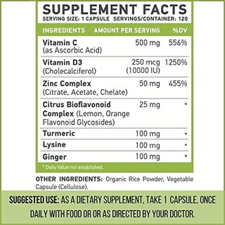 Foto 2 | Suplemento Muscle Food Labs Cdz: Jengibre, Lisina Y Cúrcuma - Venta Internacional.