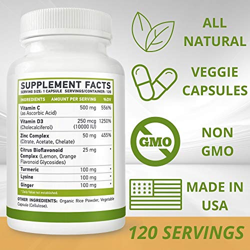 Foto 7 pulgar | Suplemento Muscle Food Labs Cdz: Jengibre, Lisina Y Cúrcuma - Venta Internacional.