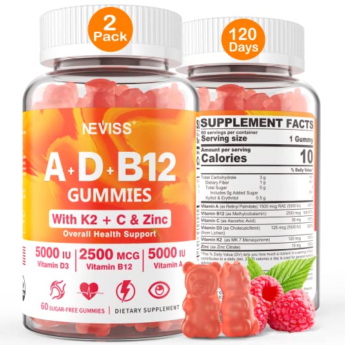 Foto 3 pulgar | Suplemento De Gomitas Neviss Con Vitamina Adk+ B12 Sin Azúcar Para Adultos - Venta Internacional.