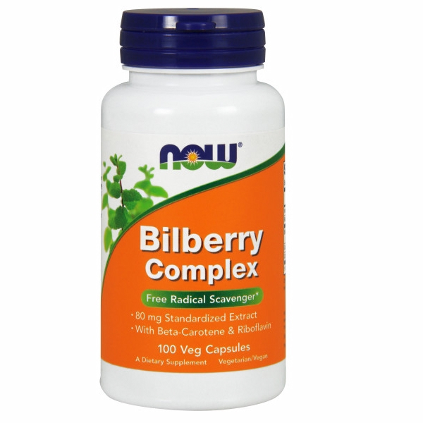 Supplement Now Foods Bilberry Complex 100 Cápsulas (paquete De 4) - Venta Internacional.