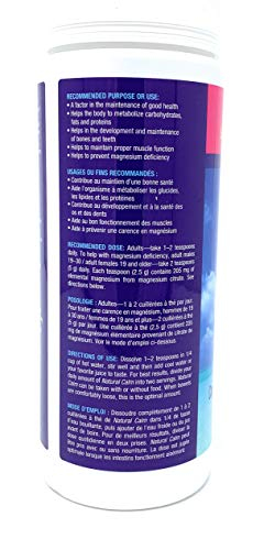 Foto 3 pulgar | Citrato De Magnesio En Polvo Natural Calm, Frambuesa Y Limón, 240 Ml - Venta Internacional.