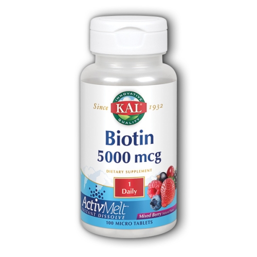 Foto 2 pulgar | Suplemento Kal Biotin Activmelt 100 Comprimidos - Venta Internacional.