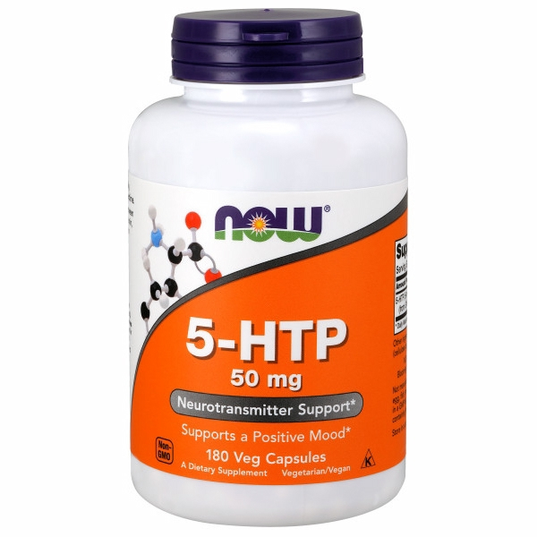 Foto 2 pulgar | Supplement Now Foods 5-htp 50 Mg 180 Cápsulas (paquete De 2) - Venta Internacional.