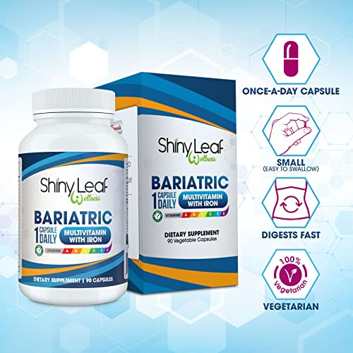 Foto 3 pulgar | Suplemento Multivitamínico Bariátrico Shiny Leaf 90 Cápsulas - Venta Internacional.