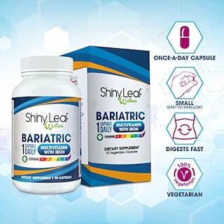 Foto 2 | Suplemento Multivitamínico Bariátrico Shiny Leaf 90 Cápsulas - Venta Internacional.