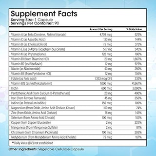 Foto 3 | Suplemento Multivitamínico Bariátrico Shiny Leaf 90 Cápsulas - Venta Internacional.