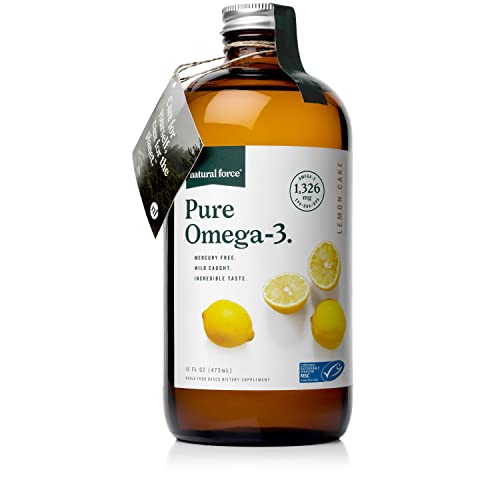 Foto 2 pulgar | Suplemento Natural Force Pure Omega 3 De Aceite De Pescado Líquido, 500 Ml - Venta Internacional.