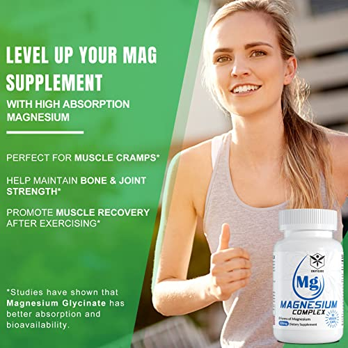 Foto 5 pulgar | Suplemento Envycure Magnesium Complex, 8 Formas, 500 Mg, 120 Cápsulas - Venta Internacional.