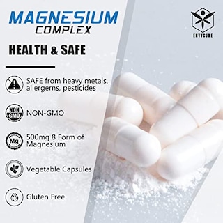 Foto 5 | Suplemento Envycure Magnesium Complex, 8 Formas, 500 Mg, 120 Cápsulas - Venta Internacional.