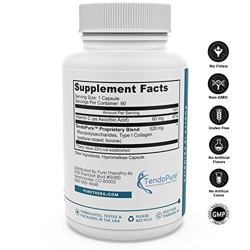 Foto 3 pulgar | Supplement Pure Therapro Rx Para Lesiones Agudas, Soporte Tendinoso 90 C - Venta Internacional.