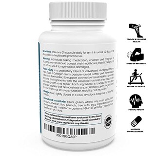 Foto 3 | Supplement Pure Therapro Rx Para Lesiones Agudas, Soporte Tendinoso 90 C - Venta Internacional.