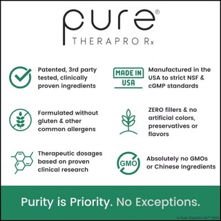 Foto 7 | Supplement Pure Therapro Rx Para Lesiones Agudas, Soporte Tendinoso 90 C - Venta Internacional.