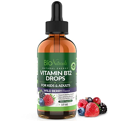 Foto 2 pulgar | Gotas Líquidas De Vitamina B12 Bio Naturals, 60 Ml, Sublinguales - Venta Internacional.