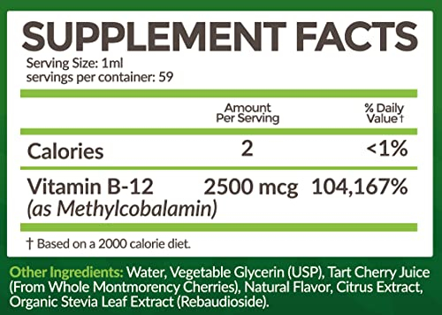 Foto 6 pulgar | Gotas Líquidas De Vitamina B12 Bio Naturals, 60 Ml, Sublinguales - Venta Internacional.