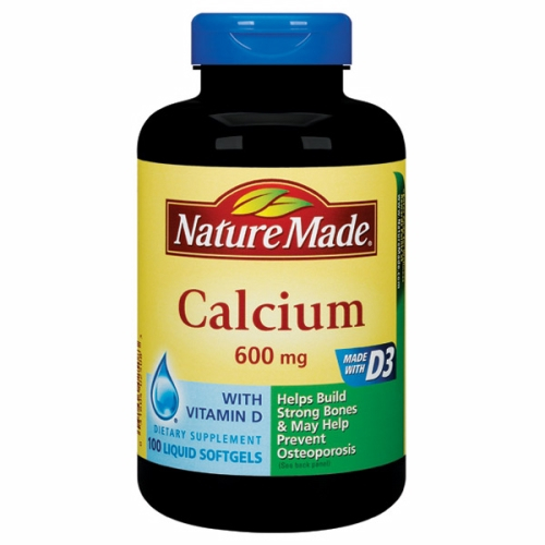 Foto 2 pulgar | Suplemento Nature Made Calcium 100 Cápsulas Blandas - Venta Internacional.
