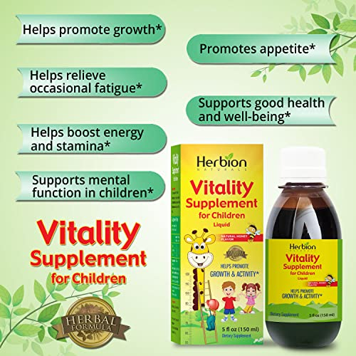 Foto 5 pulgar | Suplemento Herbion Naturals Vitality Para Niños 150 Ml - Venta Internacional.