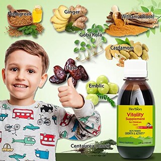 Foto 7 | Suplemento Herbion Naturals Vitality Para Niños 150 Ml - Venta Internacional.