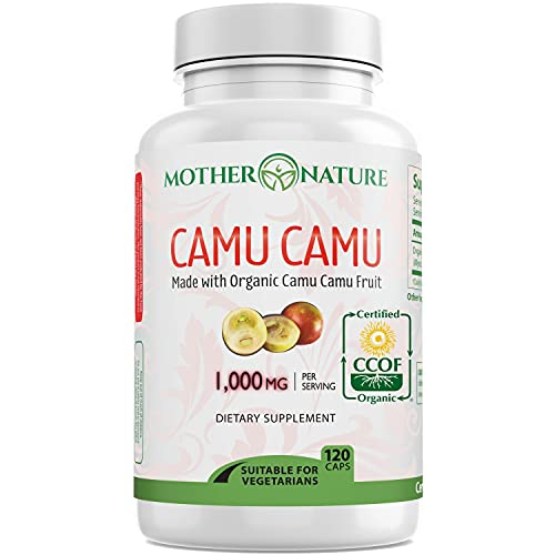Foto 2 pulgar | Suplementos Mother Nature Organics Camu Berry 120 Cápsulas - Venta Internacional.