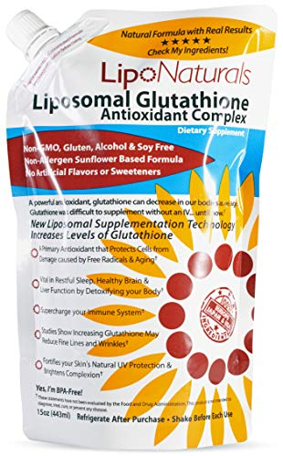 Foto 2 pulgar | Suplemento Lipo Naturals De Glutatión Liposomal, 450 Ml - Venta Internacional.