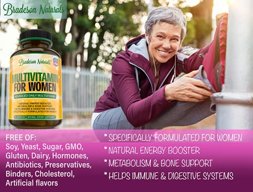 Foto 3 pulgar | Suplemento Multivitamínico Bradeson Naturals Para Mujeres, 60 Cápsulas - Venta Internacional.