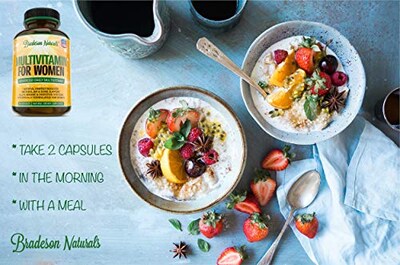 Foto 3 | Suplemento Multivitamínico Bradeson Naturals Para Mujeres, 60 Cápsulas - Venta Internacional.