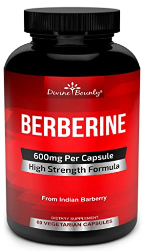Foto 2 pulgar | Suplemento Divine Bounty Berberine Hcl 600 Mg 60 Cápsulas - Venta Internacional.