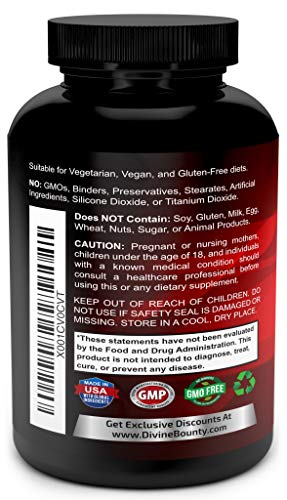 Foto 4 pulgar | Suplemento Divine Bounty Berberine Hcl 600 Mg 60 Cápsulas - Venta Internacional.