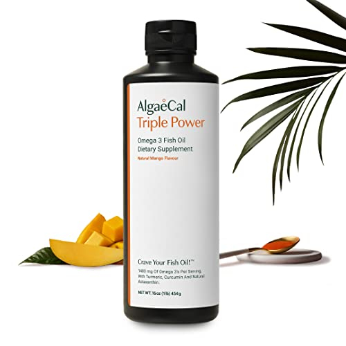 Foto 2 pulgar | Suplemento Algaecal Triple Power Omega 3 De Aceite De Pescado 300 Ml - Venta Internacional.