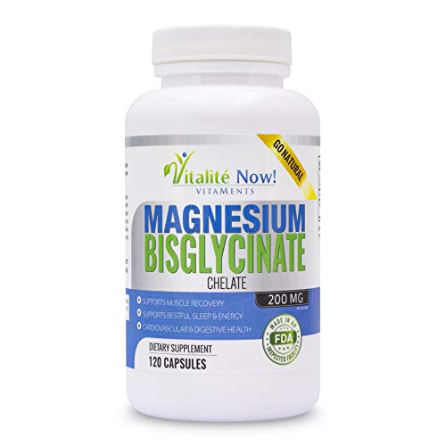 Foto 2 pulgar | Bisglicinato De Magnesio 200 Mg Chelated Vitalité ¡ahora! - Venta Internacional.