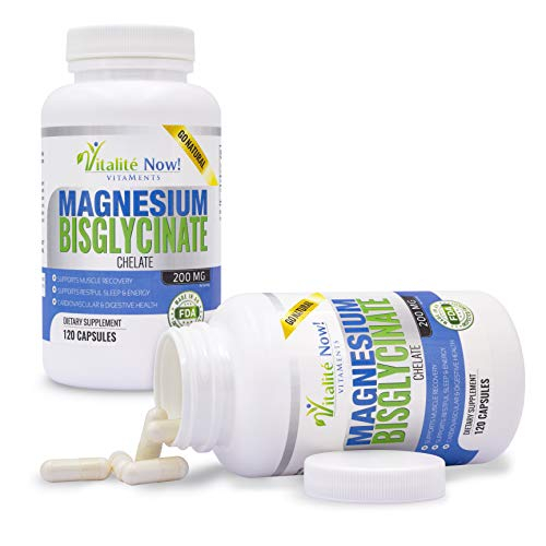 Foto 3 pulgar | Bisglicinato De Magnesio 200 Mg Chelated Vitalité ¡ahora! - Venta Internacional.