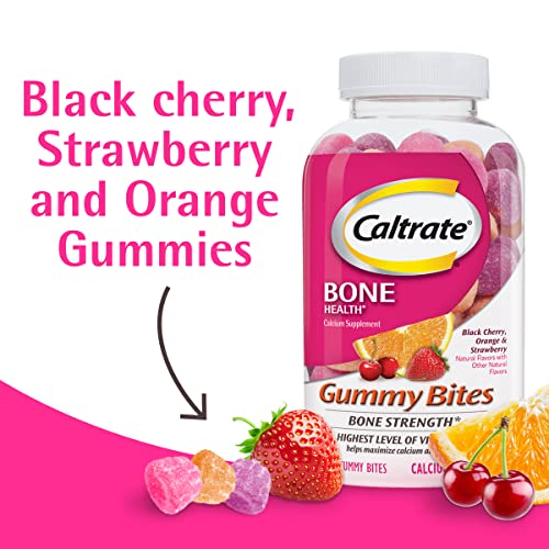 Foto 3 pulgar | Suplemento Caltrate Gummy Bites De 500 Mg De Calcio Y Vitamina D - Venta Internacional.
