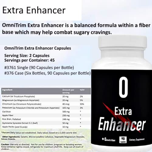 Foto 6 pulgar | Suplemento Omnitrition Omnitrim Extra Enhancer 90 Cápsulas - Venta Internacional.