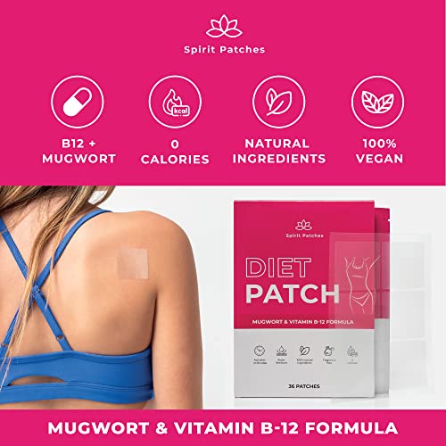 Foto 2 | Diet Patch Spirit Patches, Vitamina B12, Artemisa, Garcinia Cambogia, 36 Cápsulas - Venta Internacional.
