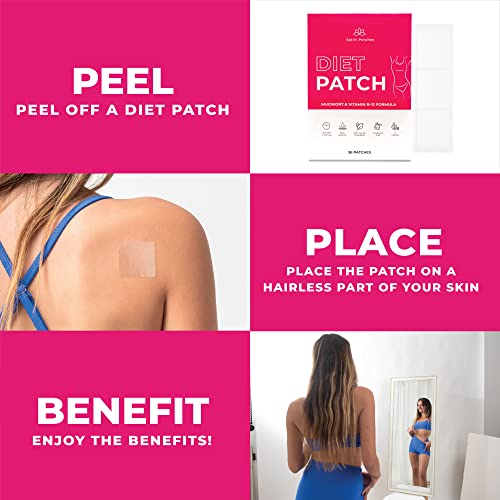 Foto 4 pulgar | Diet Patch Spirit Patches, Vitamina B12, Artemisa, Garcinia Cambogia, 36 Cápsulas - Venta Internacional.