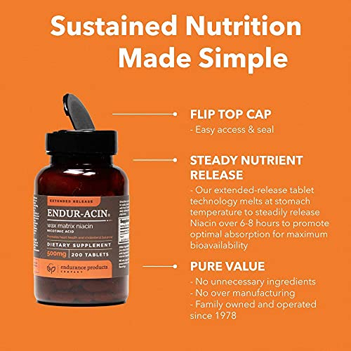 Foto 8 pulgar | Suplemento Endurance Products Endur-acin 750 Mg De Niacina 200 Ta - Venta Internacional.