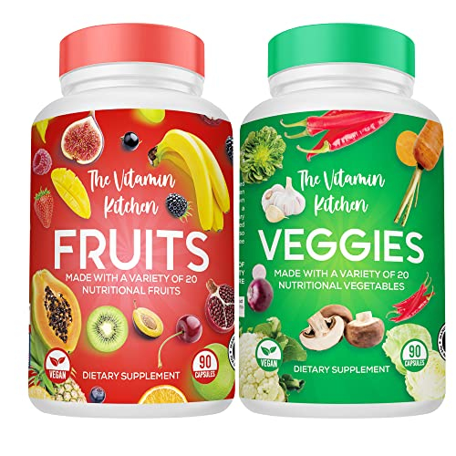 Foto 2 pulgar | Suplemento De Frutas Y Verduras De The Vitamin Kitchen, 180 Cápsulas - Venta Internacional.