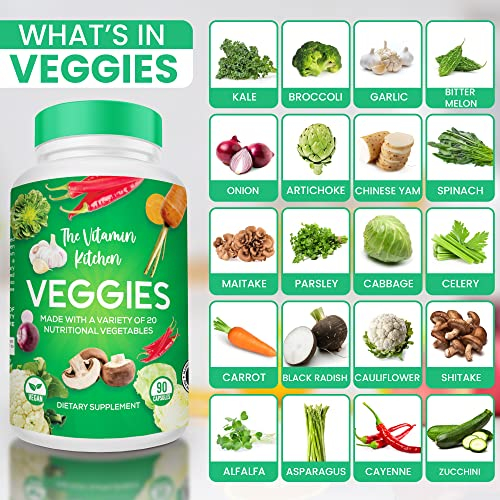 Foto 5 pulgar | Suplemento De Frutas Y Verduras De The Vitamin Kitchen, 180 Cápsulas - Venta Internacional.