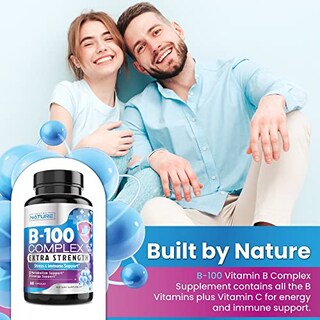 Foto 3 | Suplemento Creado Por La Naturaleza Con Complejo De Vitamina B Y Vitamina C 60 - Venta Internacional.