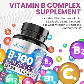 Foto 4 | Suplemento Creado Por La Naturaleza Con Complejo De Vitamina B Y Vitamina C 60 - Venta Internacional.
