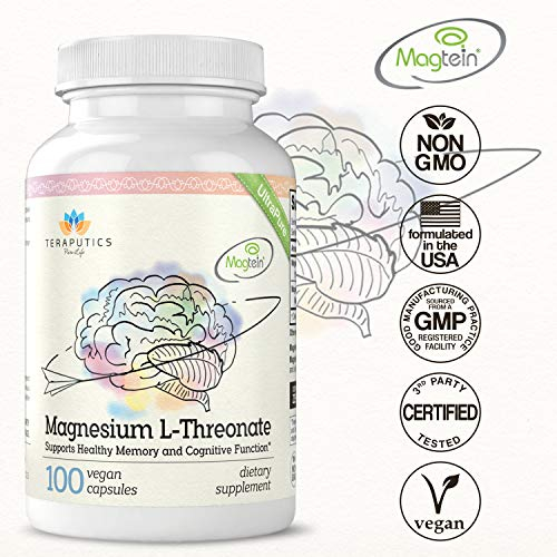 Foto 4 pulgar | Suplemento Teraputics L Treonato De Magnesio 2000 Mg 100 Cápsulas - Venta Internacional.