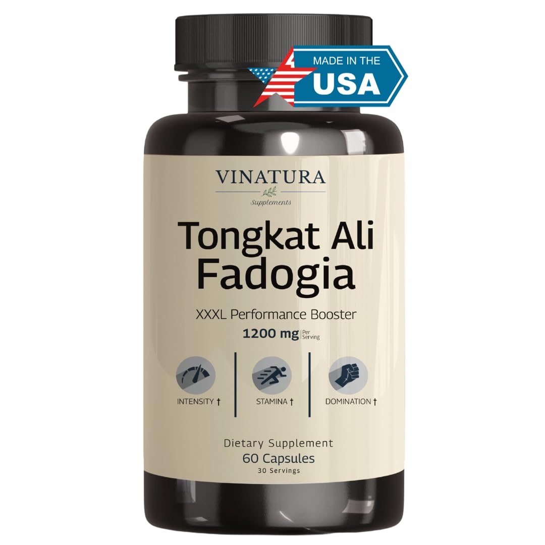 Foto 2 pulgar | Suplemento Vinatura Tongkat Ali Y Fadogia Agrestis 1200 Mg - Venta Internacional.