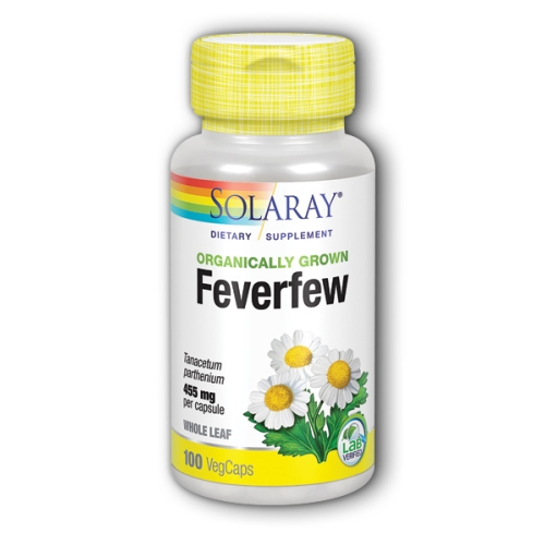 Foto 2 pulgar | Suplemento Solaray Feverfew 100 Cápsulas (paquete De 4) - Venta Internacional.