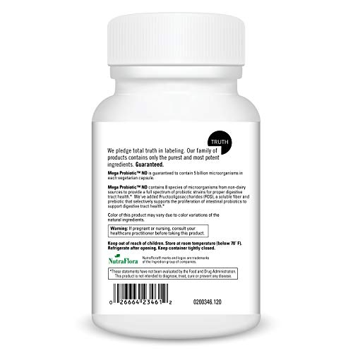 Foto 3 pulgar | Suplemento Davinci Labs Mega Probiotic Nd 120 Cápsulas - Venta Internacional.
