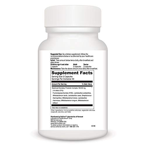 Foto 4 pulgar | Suplemento Davinci Labs Mega Probiotic Nd 120 Cápsulas - Venta Internacional.